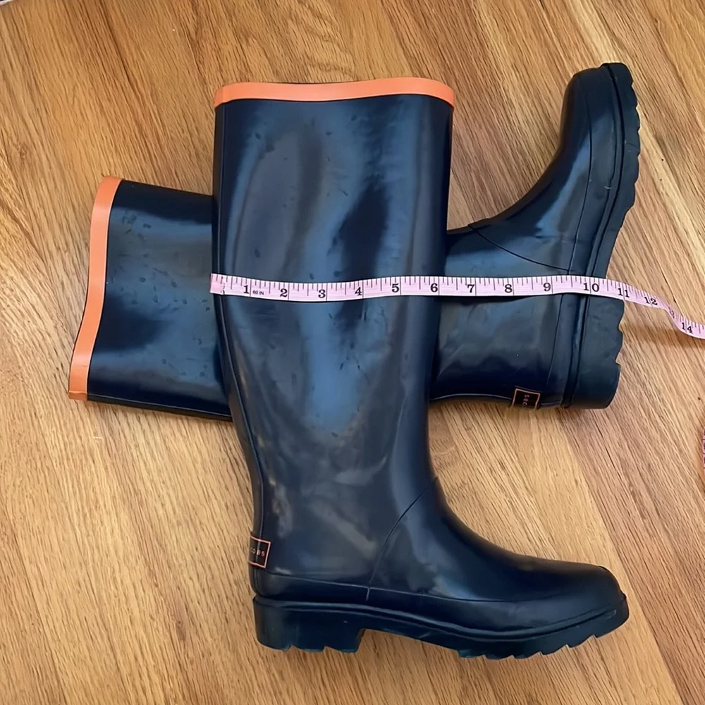 Marc jacobs navy blue rain boots